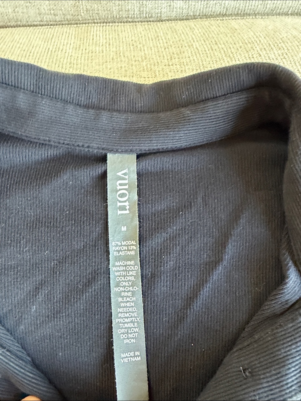 Vuori Black Short Sleeve Polo Tee - Picture 2 of 2